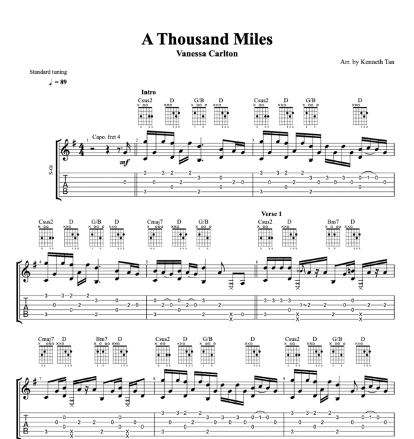 A Thousand Miles - Vanessa Carlton