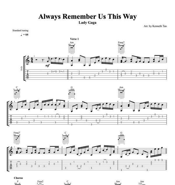 Always Remember Us This Way - Lady Gaga