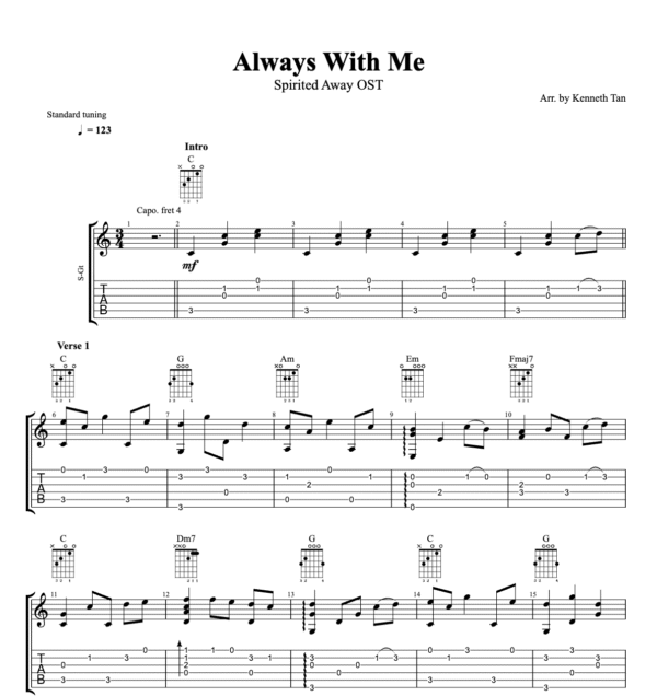 Always With Me - Spirited Away OST