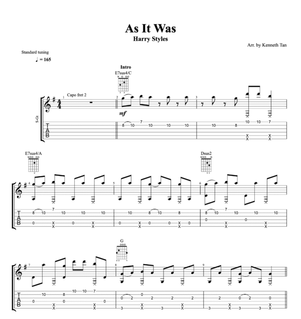 As It Was - Harry Styles