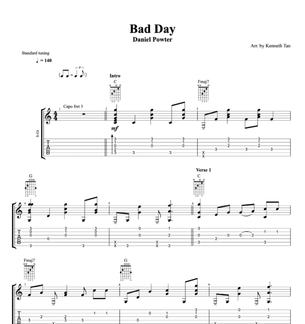 Bad Day - Daniel Powter