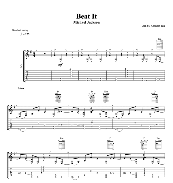 Beat It - Michael Jackson