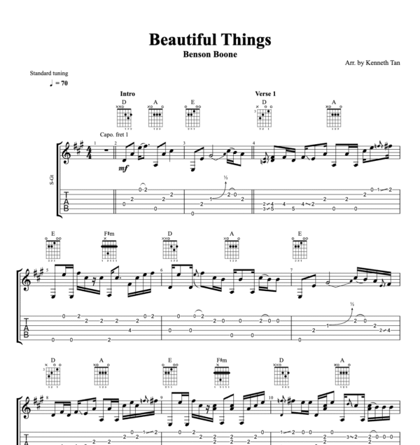 Beautiful Things - Benson Boone