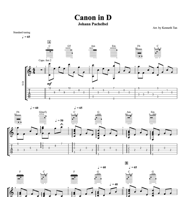 Canon in D - Johann Pachelbel