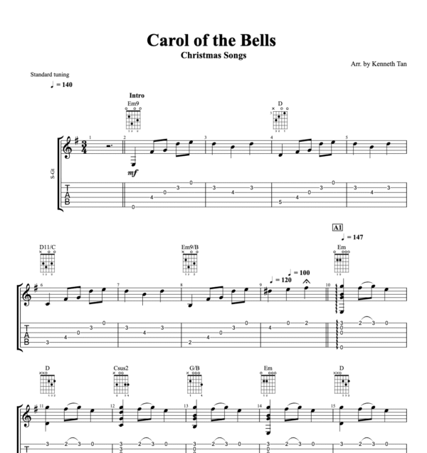 Carol of the Bells - Christmas Songs