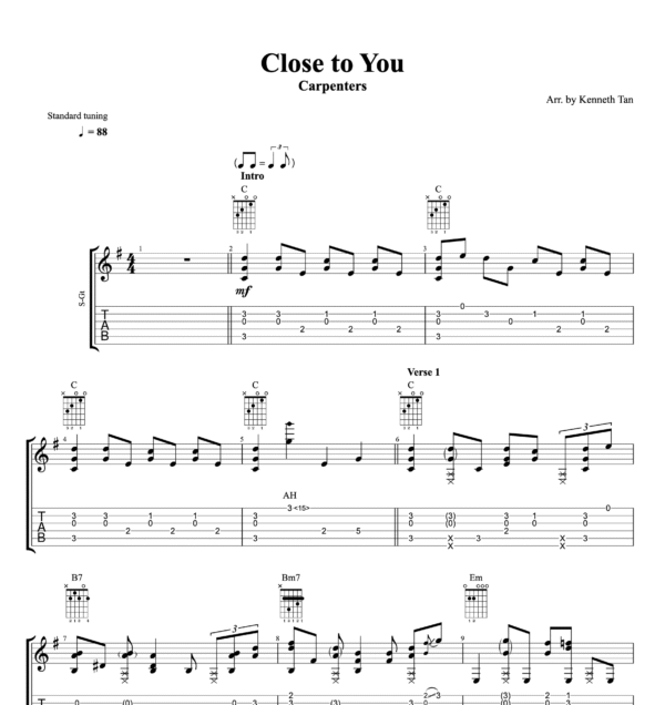 Close to You - Carpenters