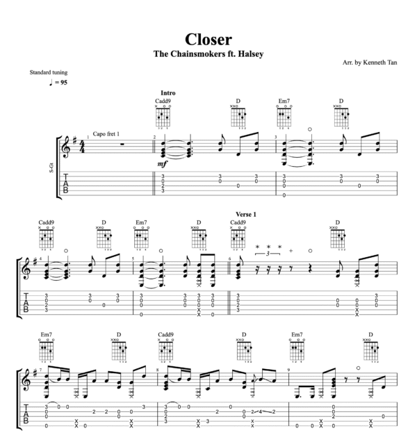 Closer - The Chainsmokers ft. Halsey