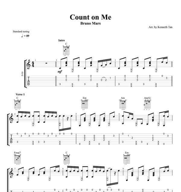 Count on Me - Bruno Mars