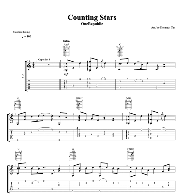 Counting Stars - OneRepublic