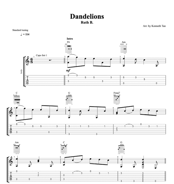 Dandelions - Ruth B.