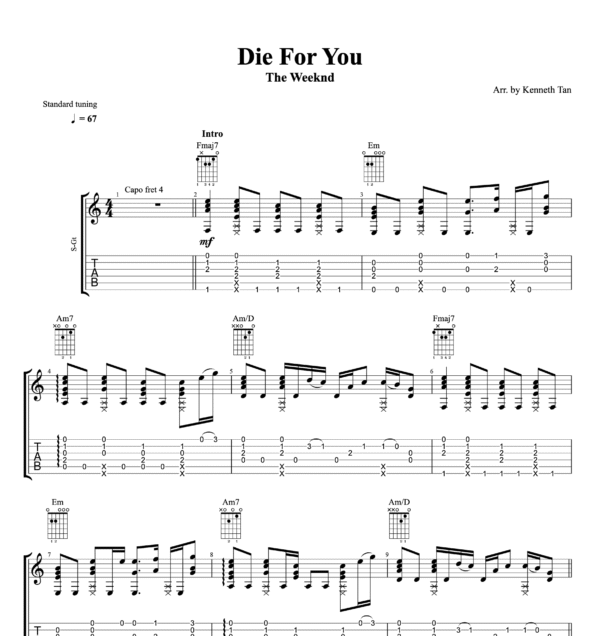 Die For You - The Weeknd