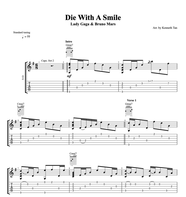 Die With A Smile – Lady Gaga & Bruno Mars