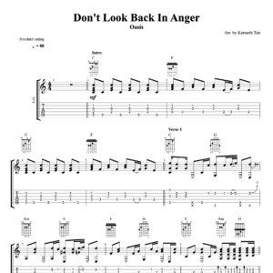 Don't Look Back In Anger - Oasis