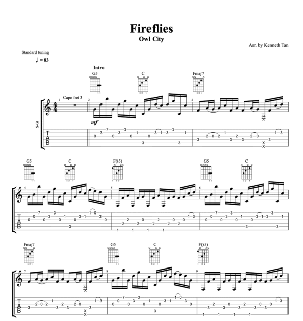 Fireflies - Owl City