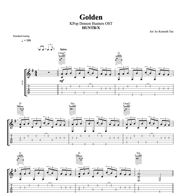 Golden - HUNTR/X (KPop Demon Hunters OST)