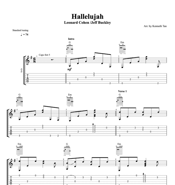 Hallelujah - Leonard Cohen /Jeff Buckley