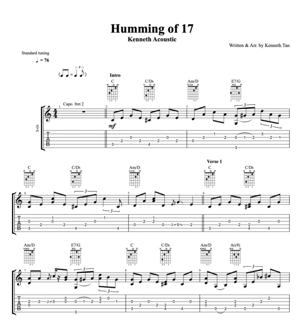 Humming of 17 - Kenneth Acoustic