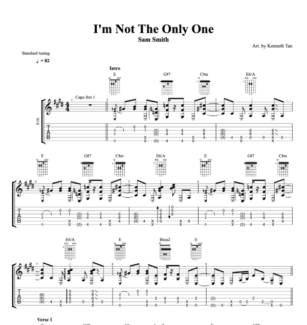 I'm Not The Only One - Sam Smith
