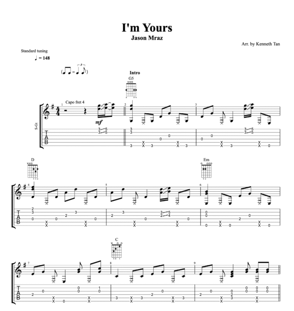 I'm Yours - Jason Mraz