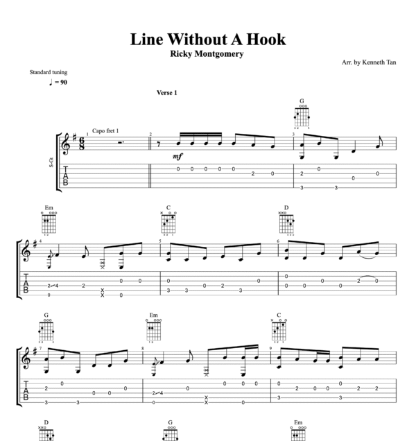 Line Without A Hook - Ricky Montgomery