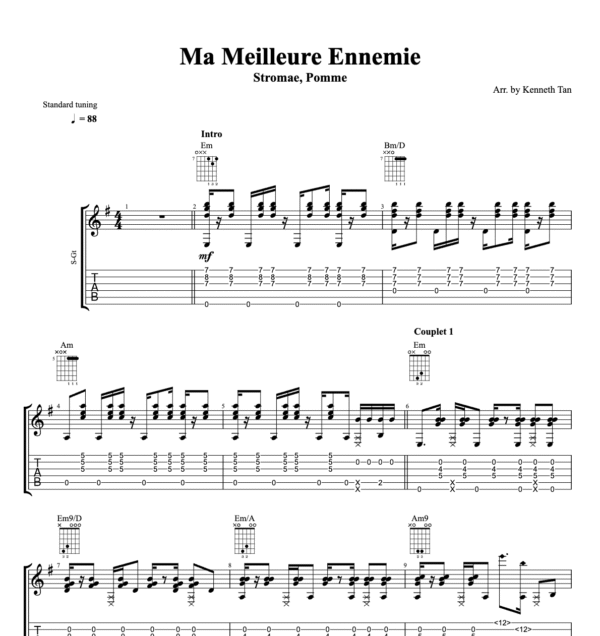 Ma Meilleure Ennemie – Stromae, Pomme