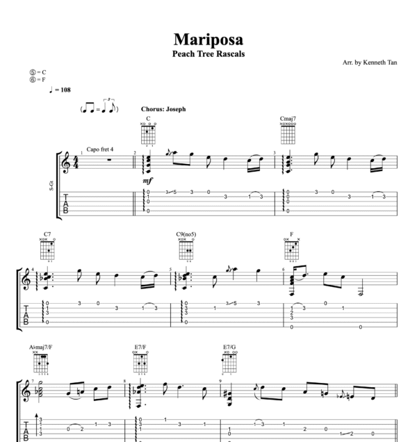 Mariposa – Peach Tree Rascals