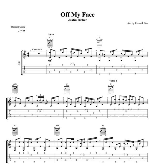 Off My Face - Justin Bieber