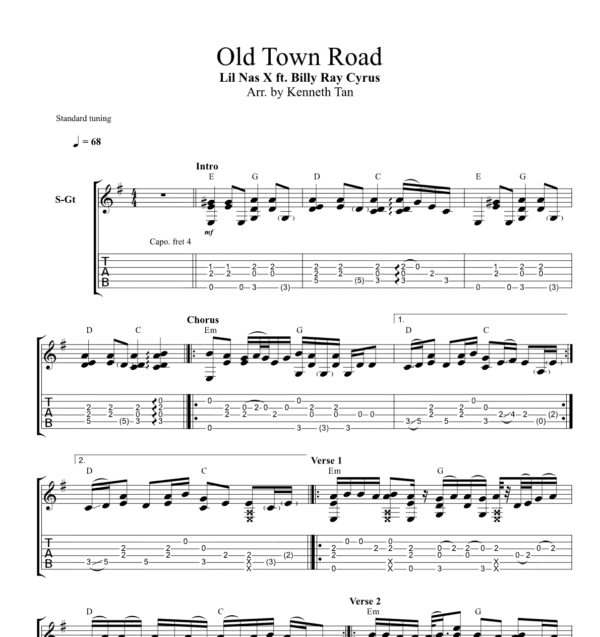 Old Town Road - Lil Nas  Ft. Billy Ray Cyrus