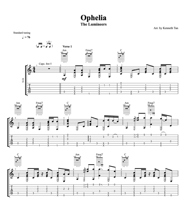 Ophelia - The Lumineers