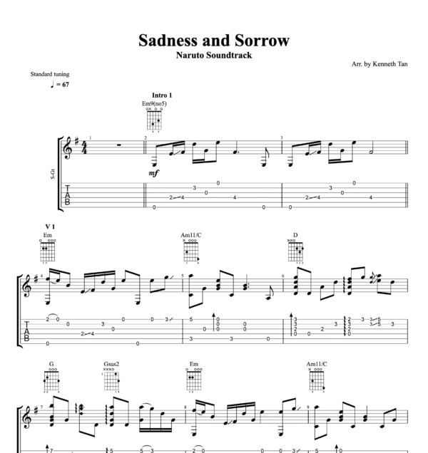 Sadness and Sorrow - Naruto Soundtrack