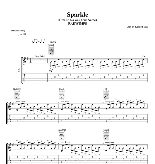 Sparkle (Your Name) - RADWIMPS