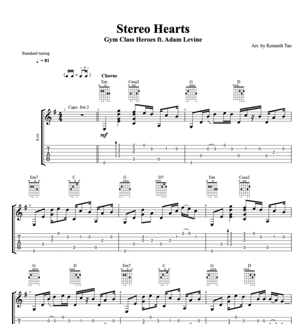 Stereo Hearts - Gym Class Heroes ft. Adam Levine