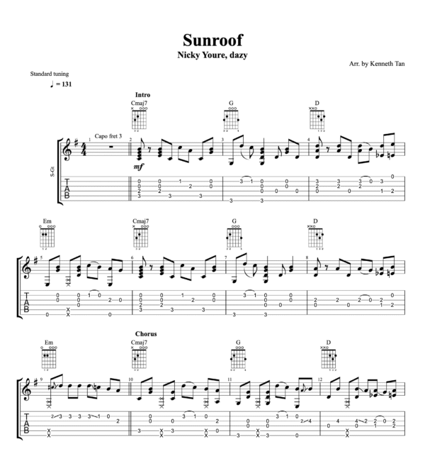 Sunroof - Nicky Youre, dazy