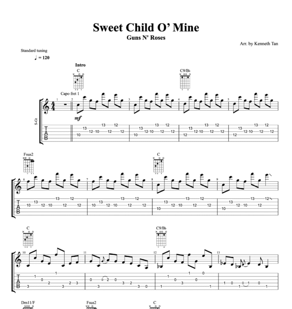 Sweet Child O’ Mine - Guns N' Roses