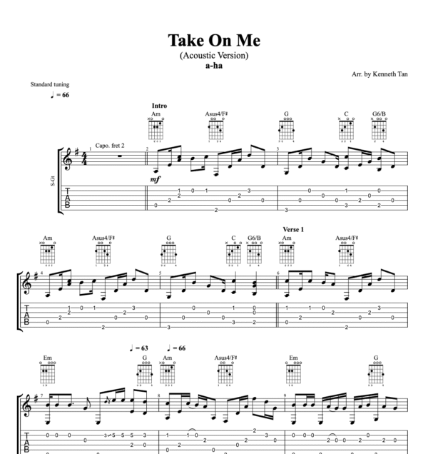 Take On Me (Acoustic Version) - a ha