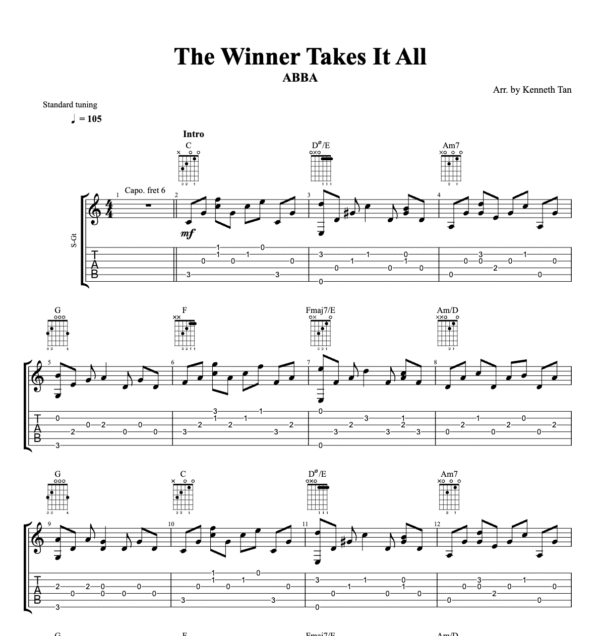 The Winner Takes It All – ABBA
