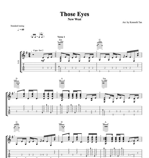 Those Eyes - New West