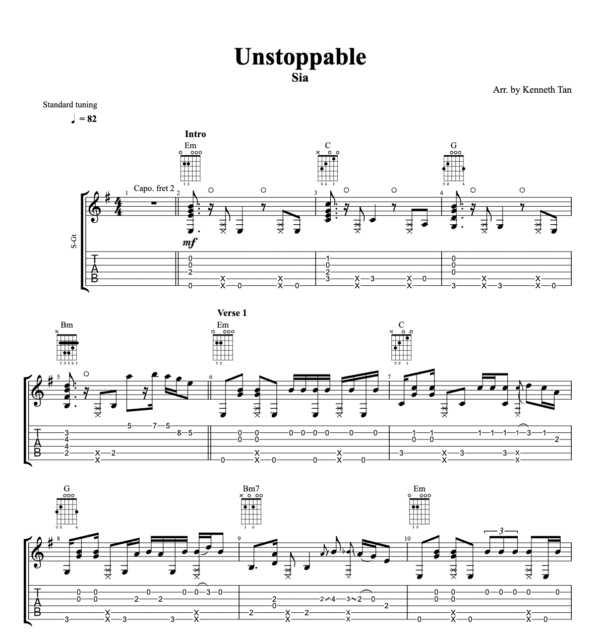 Unstoppable - Sia