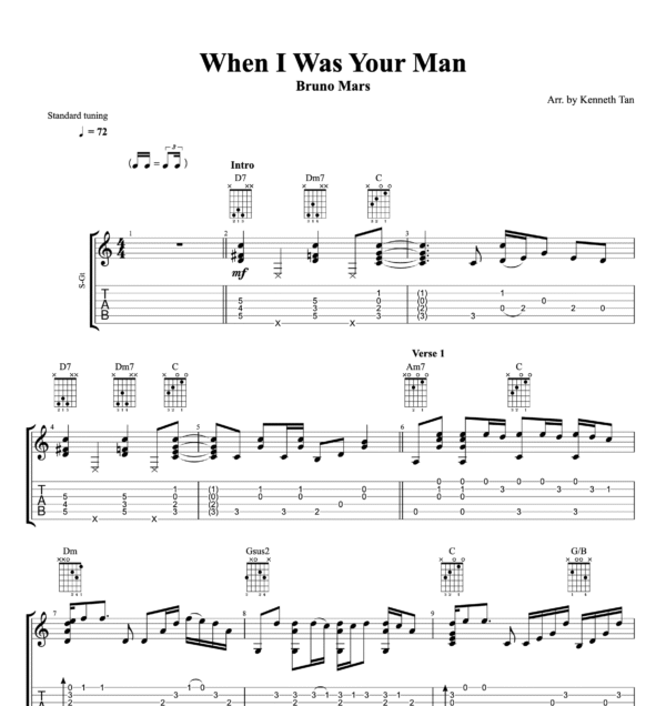 When I Was Your Man - Bruno Mars