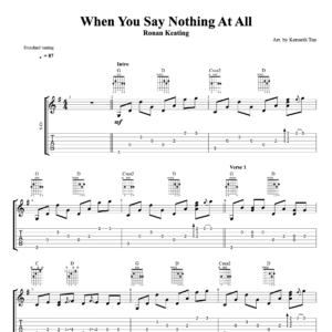 When You Say Nothing At All - Ronan Keating