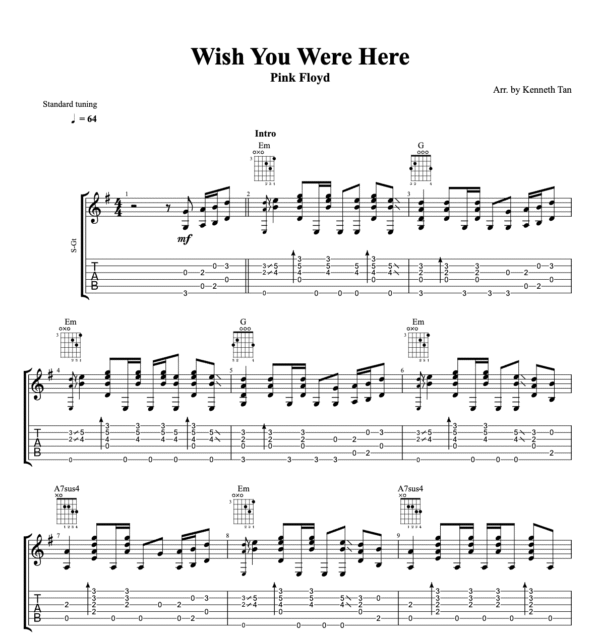 Wish You Were Here - Pink Floyd