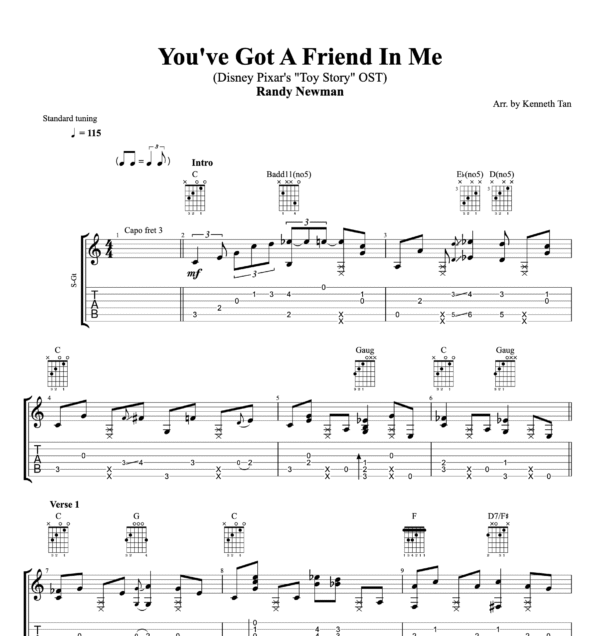 You've Got A Friend In Me - Disney Pixar's "Toy Story" OST