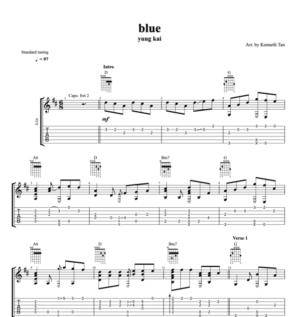 blue – yung kai