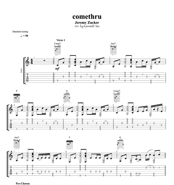 comethru - Jeremy Zucker