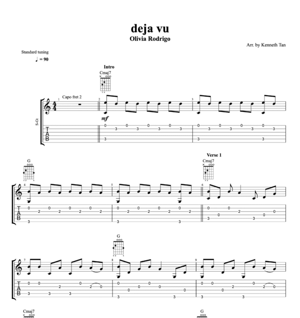 deja vu - Olivia Rodrigo