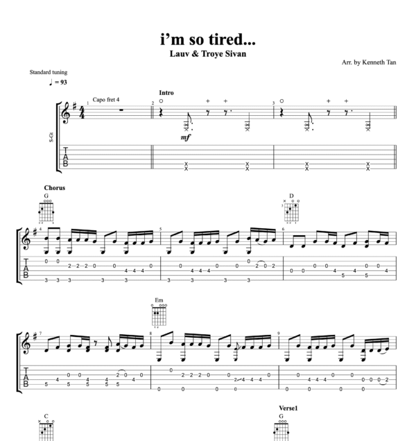 i’m so tired - Lauv & Troye Sivan