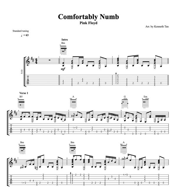 Comfortably Numb – Pink Floyd