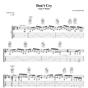 Don’t Cry - Guns N’ Roses