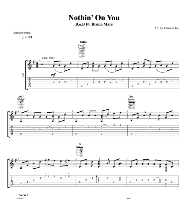 Nothin’ On You – B.o.B Ft. Bruno Mars