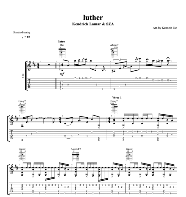 luther – Kendrick Lamar & SZA